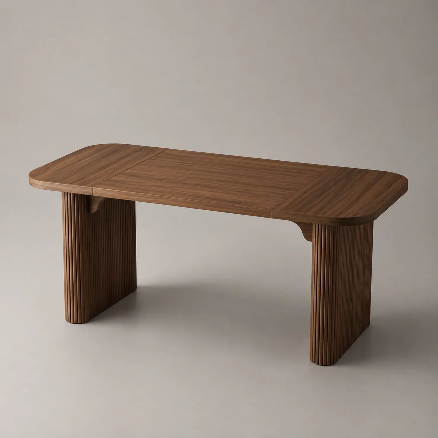 Holztisch Rechteckig Walnussfurnier 180x90x75 cm