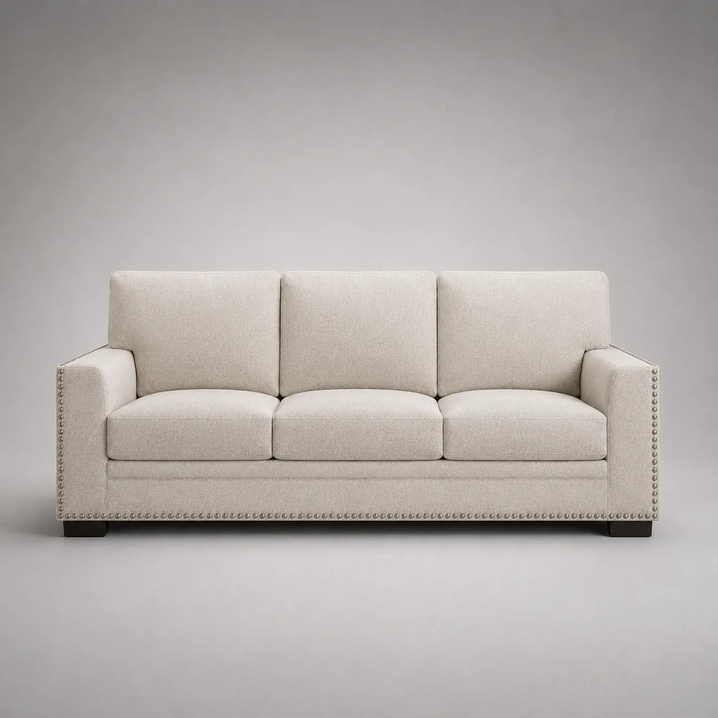 3-Sitzer Sofa Stoff Beige