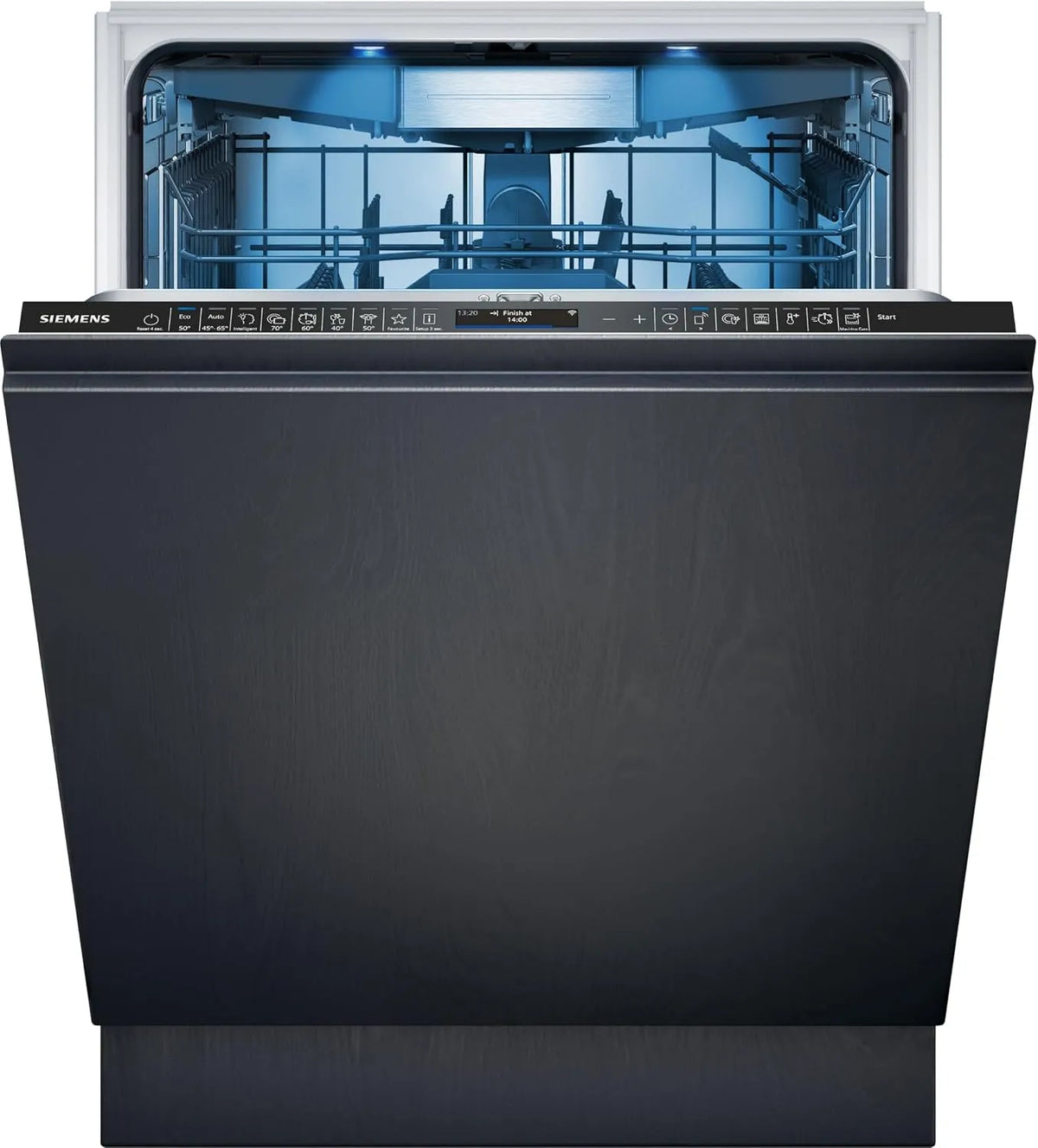 Siemens Geschirrspüler SN87TX02CE iQ700, Smarter Vollintegriert 60 cm, varioSpeed Plus, flexComfort Pro, Made in Germany, ckschublade, timeLight