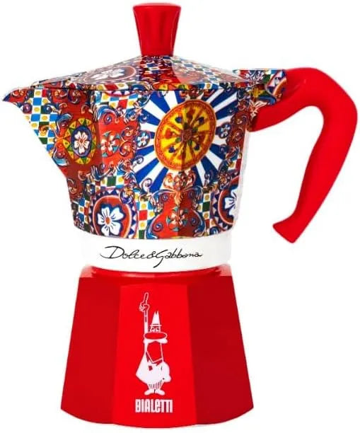 Bialetti Moka Express 3 Tasses D et G Rouge Cafetière italienne 0005327