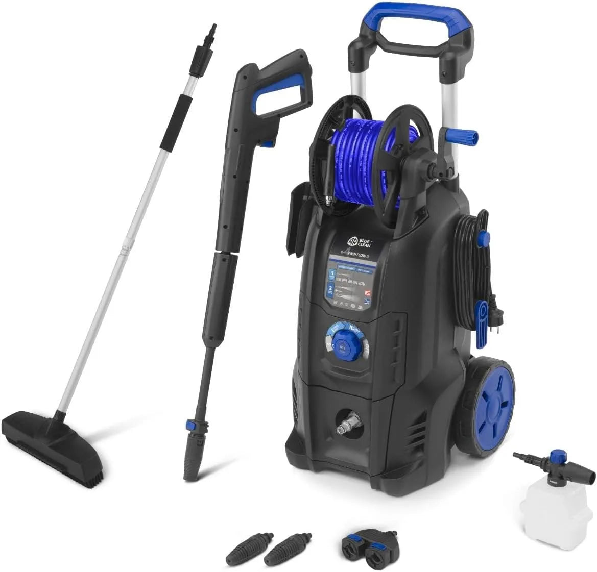 Hochdruckreiniger e-4 AR Blue Clean, Leistung 2500 W, 150 bar, 810 l/h, TWINFLOW D mit Dualtech System et Power Brush