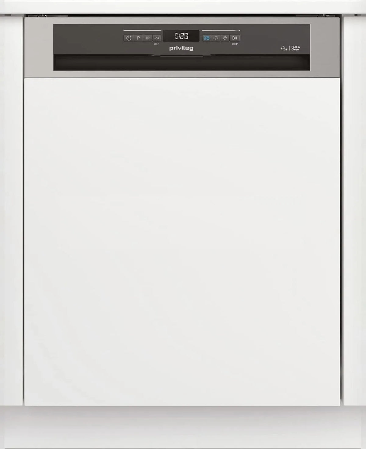 Geschirrspüler 3T131, Breite 60 cm, 41 dB, Fast&Clean 28', Privileg RBO A F X Integrierbarer, Auto Door, Push&Go, Intensivprogramm, Startzeitvorwahl