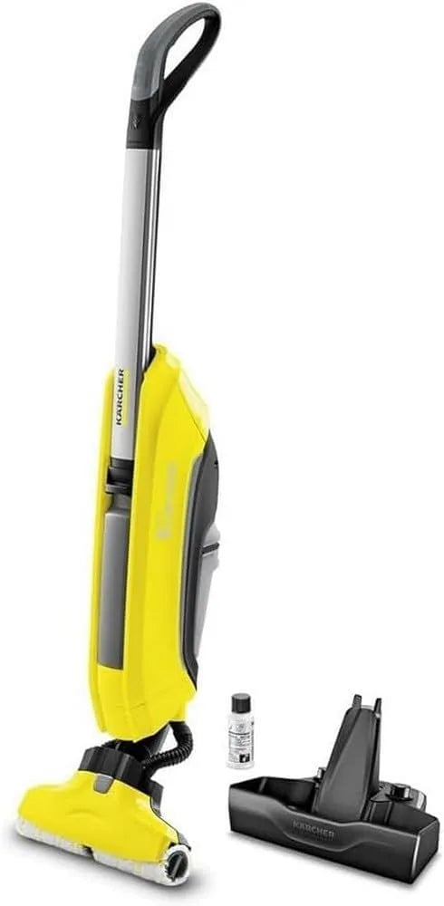 Kärcher Hartbodenreiniger FC 5 Cordless, elektrischer und kabelloser Bodenreiniger für 60 qm, müheloses Reinigen in einem Arbeitsgang