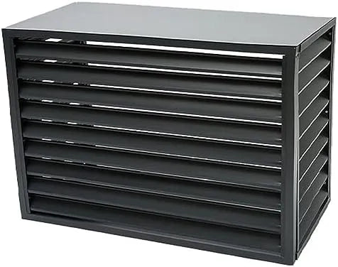 Klimaanlage Outdoor, Allwetter-Schutzhülle aus Aluminium für zentrale Wechselstromgeräte und dekorativer Sichtschutz, Abdeckung