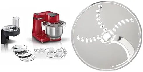 Bosch Küchenmaschine MUMS2ER01 MUZ45KP1, MUM Serie 2, Edelstahl-Schüssel 3,8 L, Leistung 700 W, spülmaschinengeeignet
