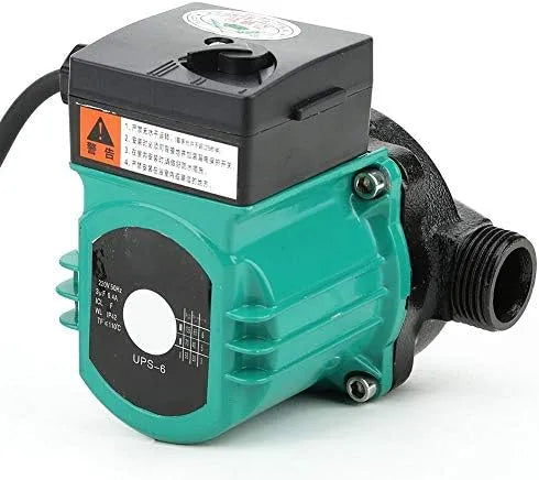 3/4 Zoll Umwälzpumpe Heizung, min, Automatische Zirkulationspumpe mit 3 Stufen 65/40/30L, Leise Warmwasserpumpe für Heizsystem und Brauchwasser