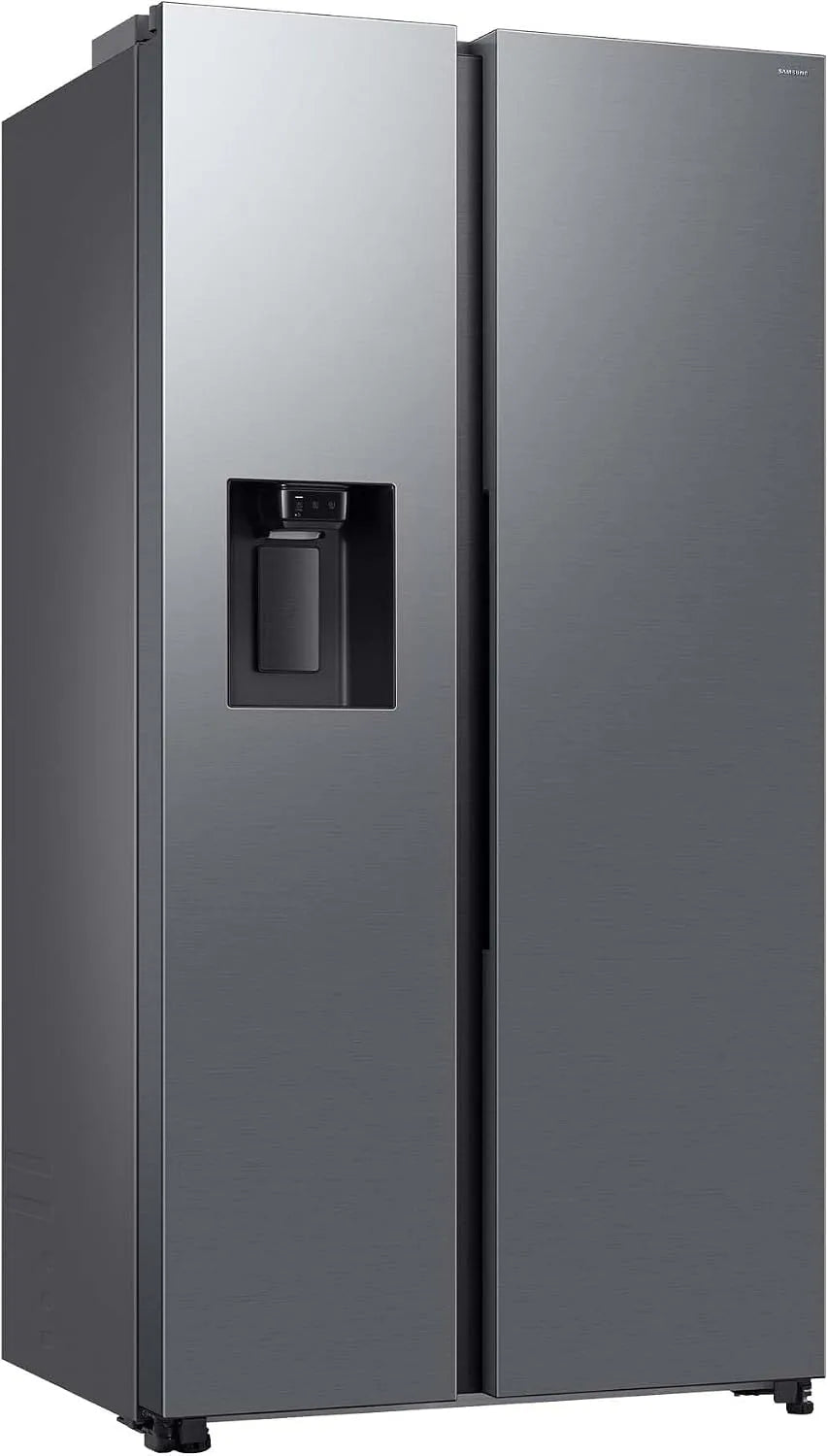 Samsung Kühl-Gefrierkombination RS70F66KBTEF, Breite 178 cm, Side-by-Side, Eis, Twin Cooling+, AI Kühlschrank mit Gefrierfach, Fassungsvermögen 634 l