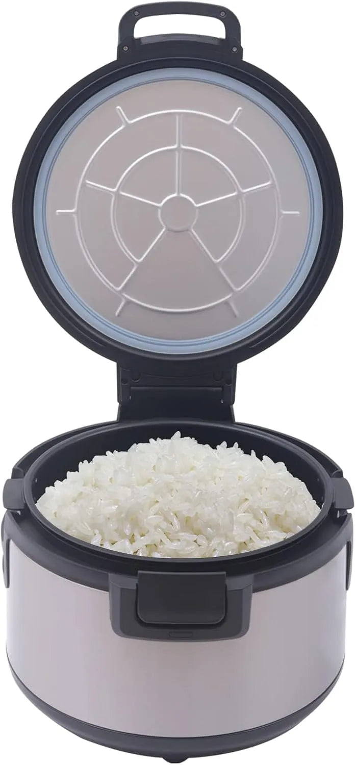 Reiskocher, Erwärmung Temperatur 68℃, Warmhaltefunktion, für Reis, Suppe, Fassungsvermögen 19L 100W Multikocher, Duale Temperaturregelung, Brei