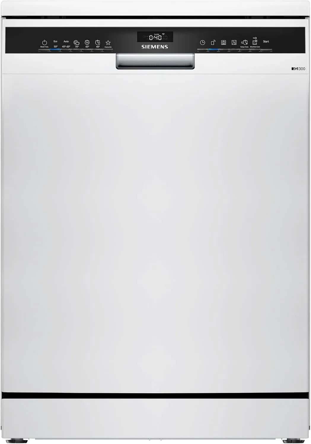 Siemens Geschirrspüler SN23HW02ME iQ300, Programm-Assistent, ckschublade, Bestätigte Hygieneleistung, Weiß, Freistehender 60 cm, aquaStop