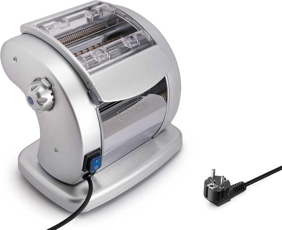 Nudelmaschine 220V-Elektromotor, mit. Elektrische Teigmaschine für Lasagne, Tagliolini, Fettuccine.