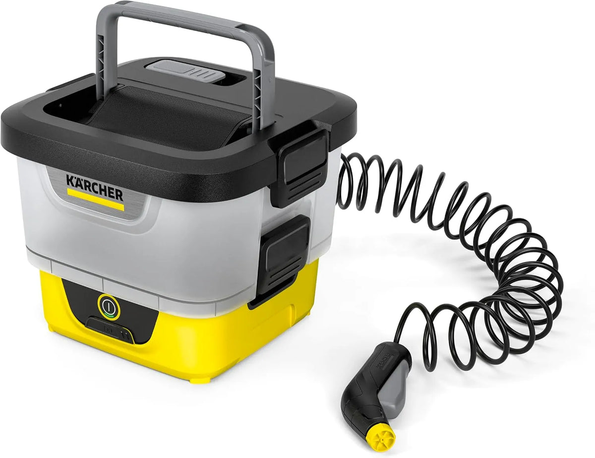 Kärcher mobiler Niederdruckreiniger, Gewicht: 3,1 kg, Lithium-Ionen-Akku, Gerätefilter, schonender Niederdruck, Mobile OC 4, Fördermenge: 2 l/min