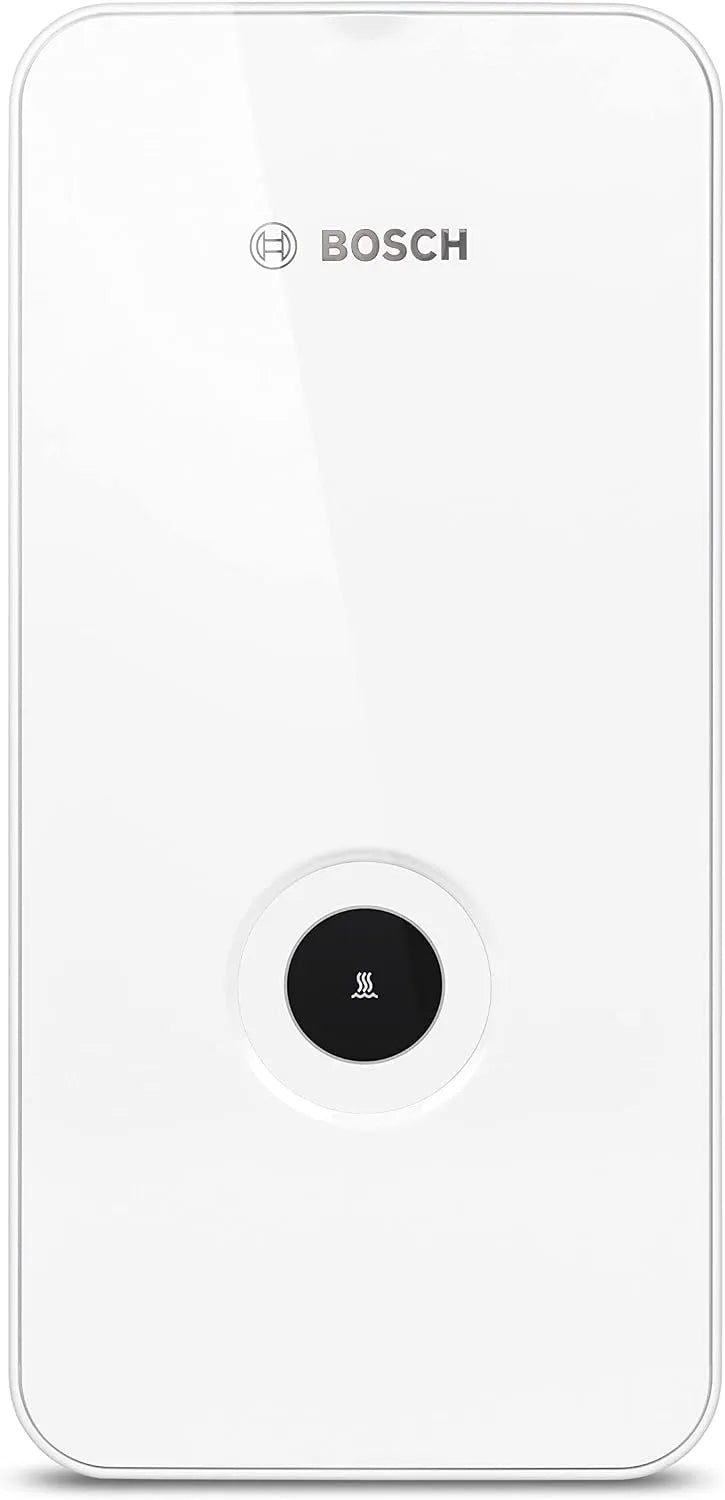 Bosch elektronisch geregelter Durchlauferhitzer Tronic Line 21/24/27 kW, Energieklasse A, druckfest, moderne Glas-Optik, umschaltbar, weiß