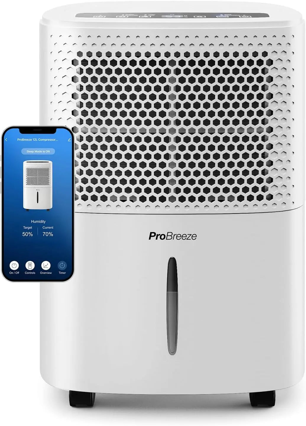 Luftentfeuchter 5ct/h, Nur 5ct, Pro Breeze Eco Kompakt 12L, 12L/Tag, Fassungsvermögen 12L, Modell 5ct, Tag Smart, h Betriebskosten