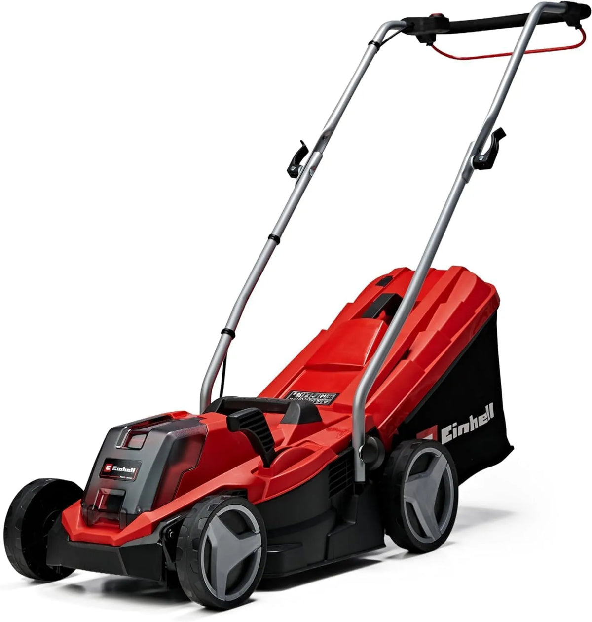 Einhell Rasenmäher, Akku GE-cm 18/33 Li-Solo Power X-Change, Spannung 18 V, 25-65 mm Schnitthöhe, bis 200 m², Fassungsvermögen 30L Grasfangkorb