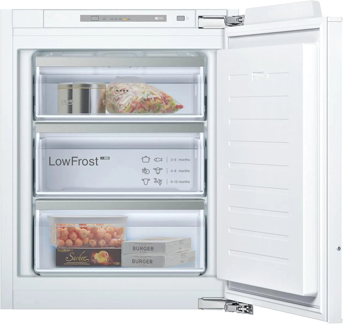 Neff Gefrierschrank GI1113FE0 N50, H x B, Einbau, 71,2 x 55,8 cm, Fassungsvermögen 72 l Gefrierteil, LowFrost, Made in Germany