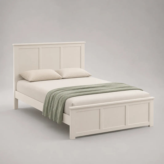 Doppelbett Holz Weiß 200x160 cm