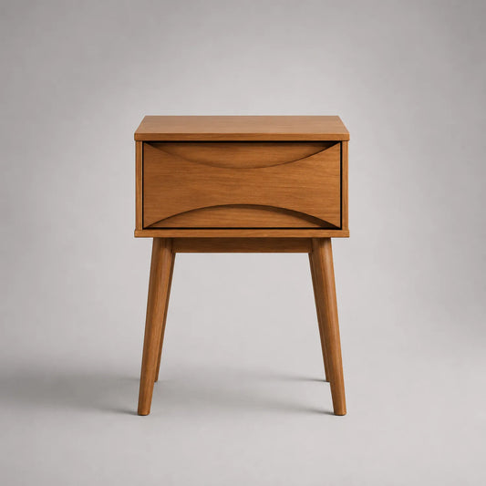 Holz-Nachttisch mit Schublade 60x40x35 cm