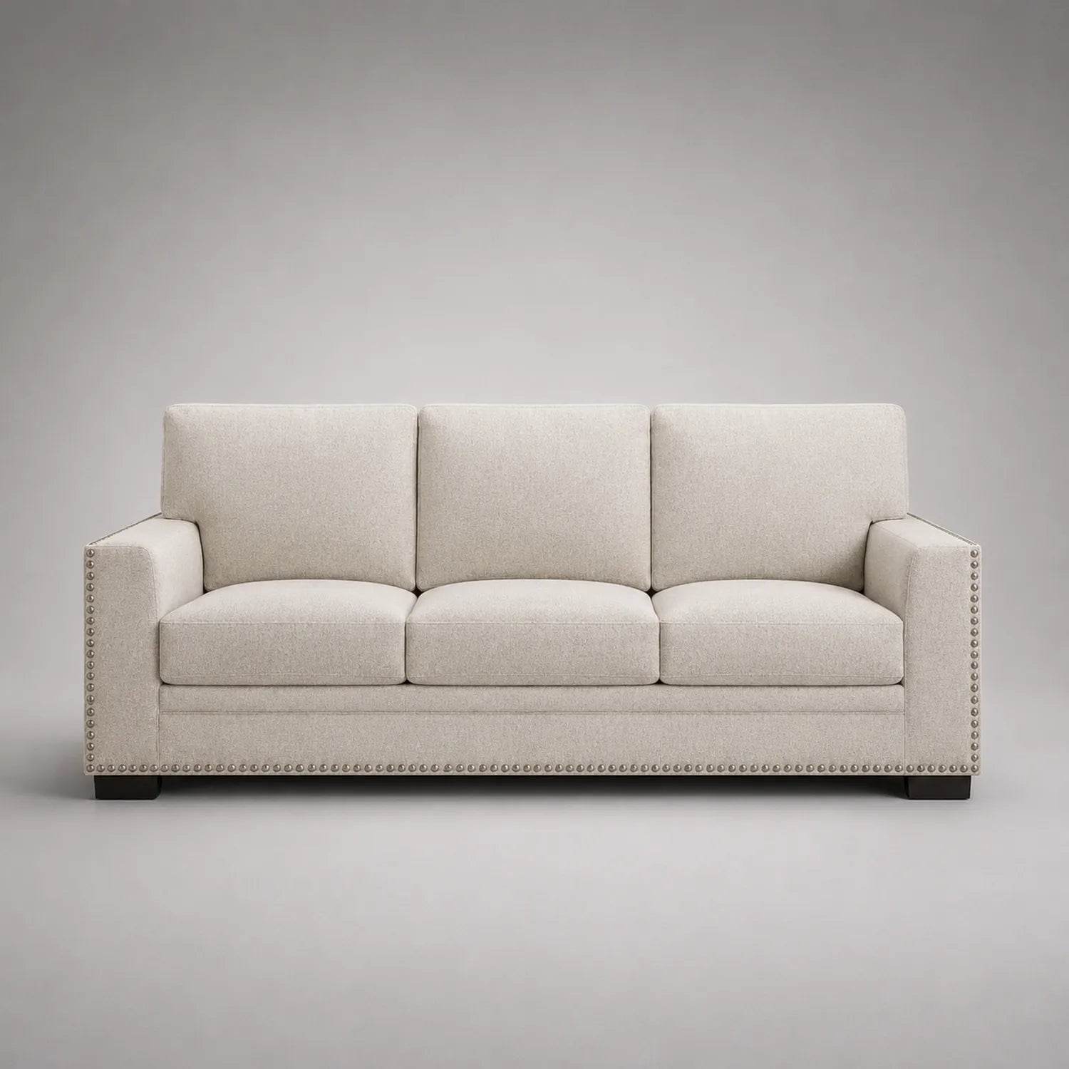 3-Sitzer Sofa Stoff Beige