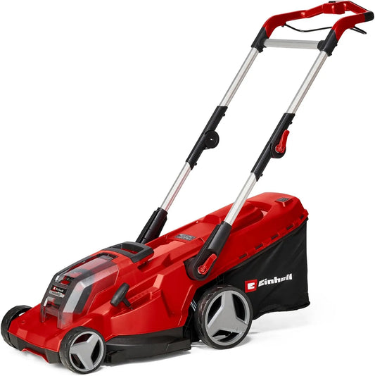 Einhell Rasenmäher, 40 cm Schnittbreite, Spannung 36V, Fassungsvermögen 50L Fangkorb, Brushless, Professional Akku RASARRO 36/40 Kit Power X-Change