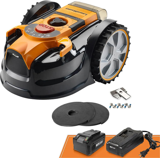 OcuMow16 VBRM16 Lawnmaster, Mähroboter kabellos geeignet für Flächen bis zu 200 ㎡ Hindernisvermeidung Geräuscharmer Mähroboter