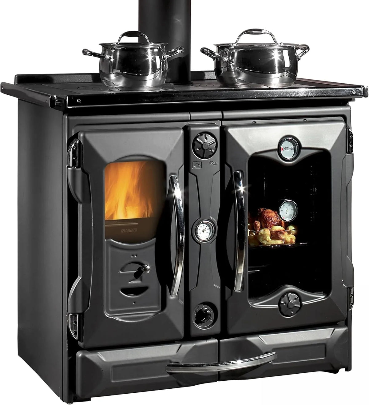 Modell Küchenofen wasserführend Termosuprema Anthrazit L7015844 La Nordica