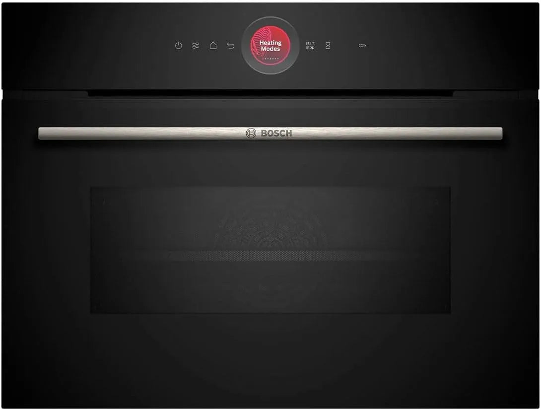 Bosch Backofen CBG7341B1, Maße 60 x 45 cm, Schmutzabweisend & Selbstreinigend, Automatikprogramme, in Schwarz, Made in Germany, Air Fry
