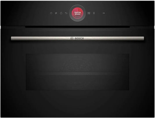 Bosch Backofen CBG7341B1, Maße 60 x 45 cm, Schmutzabweisend & Selbstreinigend, Automatikprogramme, in Schwarz, Made in Germany, Air Fry