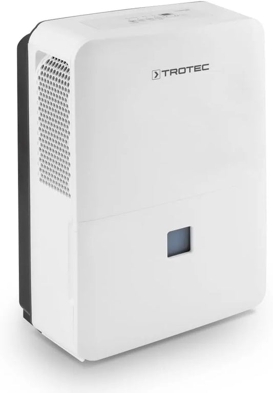 Trotec Luftentfeuchter TTK 127 E, Leistung 50 L/Tag, Fläche 150 m², 375 m³, elektrisch, Raum Entfeuchter, für Wohn- und Schlafzimmer