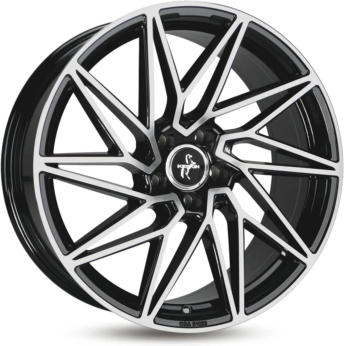 5/112 72.6 BLACK FRONT POLISH Alufelge Modell KT20 8.5JX20 ET30
