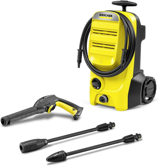 Kärcher Hochdruckreiniger, K 4 Classic, Druck: max. 130 bar, Fördermenge: 420 l/h, Gewicht: 4,6 kg, Flächenleistung: 30 m², Wasserfilter, Dreckfräser