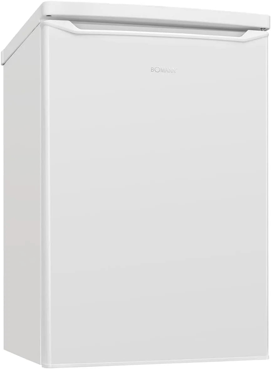 Bomann Kühlschrank 4-Sterne-Gefrierfach KS 7251, 2 Ablagen, energieeffizient, Obst- & Gemüsefach, weiß, Fassungsvermögen 109 Liter, leise & kompakt