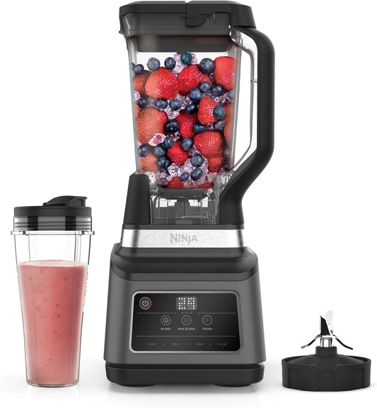 Ninja Modell BN750EU, 2-in-1 Mixer mit 3 Programmen, Max Mixen und Zerkleinern & 4 manuellen Einstellungen, Fassungsvermögen 2,1L Krug & 700ml Becher