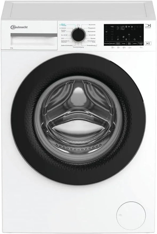 Bauknecht Waschmaschine 8A10, B W BS Frontbeladung, Gewicht 8kg, Modell 8kg, Steam Therapy, Adaptive Wash, ColdWash, Steam Technologie, HomeWhiz