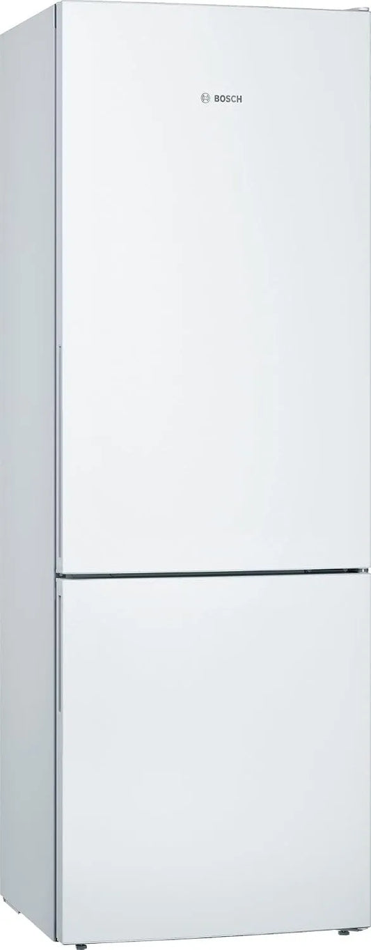 Bosch Modell KGE49AWCA, 163 kWh pro Jahr, Fassungsvermögen 302 L Kühlteil & 117 L Gefrierteil, LowFrost, Maße 201 x 70 cm, Weiß, VitaFresh