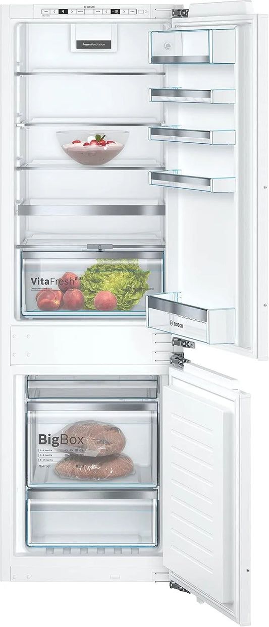 Bosch Modell KIN86AFF0 Kühlen+67L, VitaFresh plus 2x längere Frische, Fassungsvermögen 187L Gefrieren, Made in Germany, 177,5 x 56cm Nische