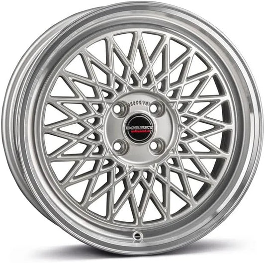 B 7x17 4x108 silver rim polished B ET20 70720108465 1SRP Borbet Felge