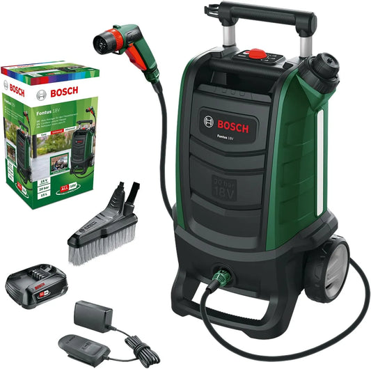 Bosch Modell 18-Volt-System, Akku Outdoor Reiniger Fontus 18V, 1 Akku, Spannung 18V, im Karton