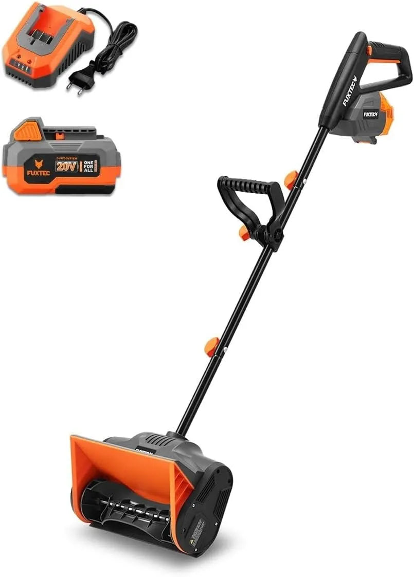 Fuxtec Schneefräse FX-E1SCH20SET, Spannung 20V Schneeschaufel elektrisch inklusive. 4Ah Akku & Ladegerät, 30cm Arbeitsbreite, 6m Auswurfweite, Gehweg