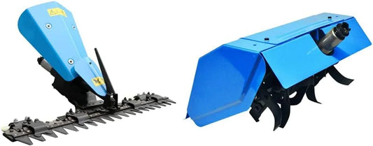 Güde 95181 GBM 970 95180, Balkenmäher zu, 152 x 98 x 151 cm & 95183 GGF 620 Gartenfräse zu, Blau