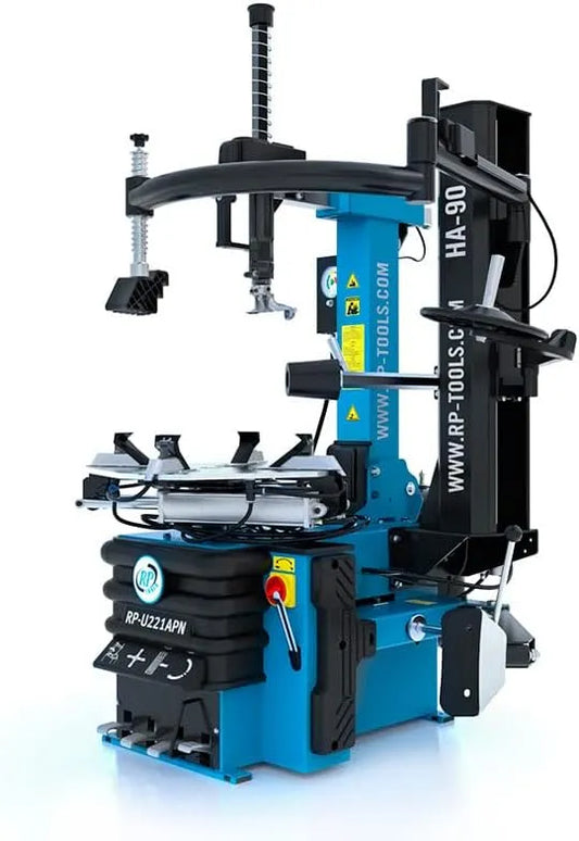 Reifen HA90R Montiermaschine, PKW Vollaut. 400V, 2 Stufen, 10, 24 mit pneumatisch kippbarer Säule + AIR-SHOCK Hilfsarm