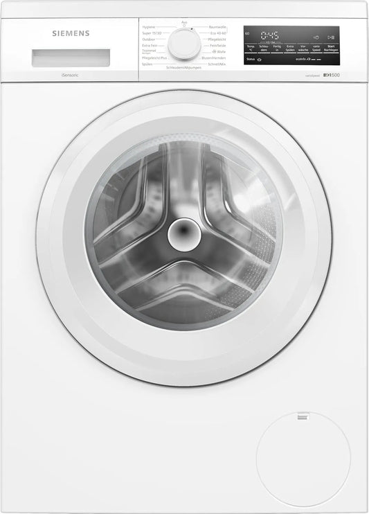 Siemens Waschmaschine WU14UT22 iQ500, unterbaufähig 9 kg, speedPack L, Programme beschleunigen, Outdoor-Programm, iQdrive-Motor, LED Display