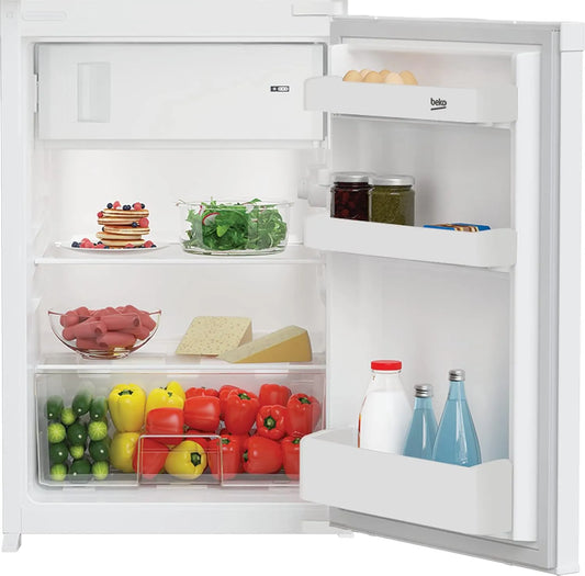 Beko Kühlschrank B1754N cm/35, Integrierbarer mit 4-Sterne-Gefrierfach, Nische: 88 cm, 35 dB, Schlepptürtechnik