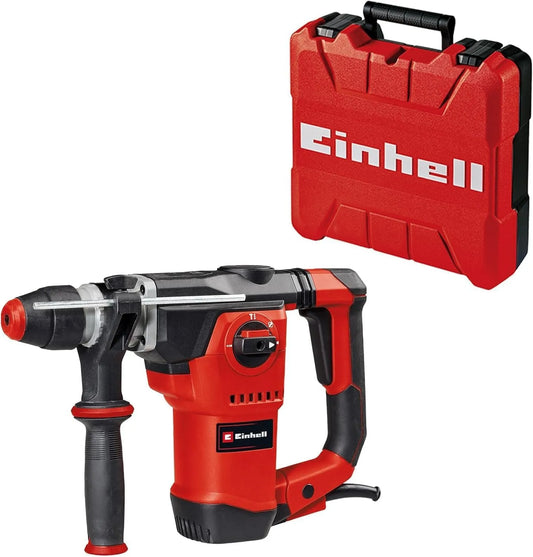 Einhell Bohrhammer 4F, Leistung 1.600 W TE-RH 32 1600, 4,5 J, SDS-plus Werkzeugaufnahme, Hammerbohren, Meißeln mit und ohne Fixierung