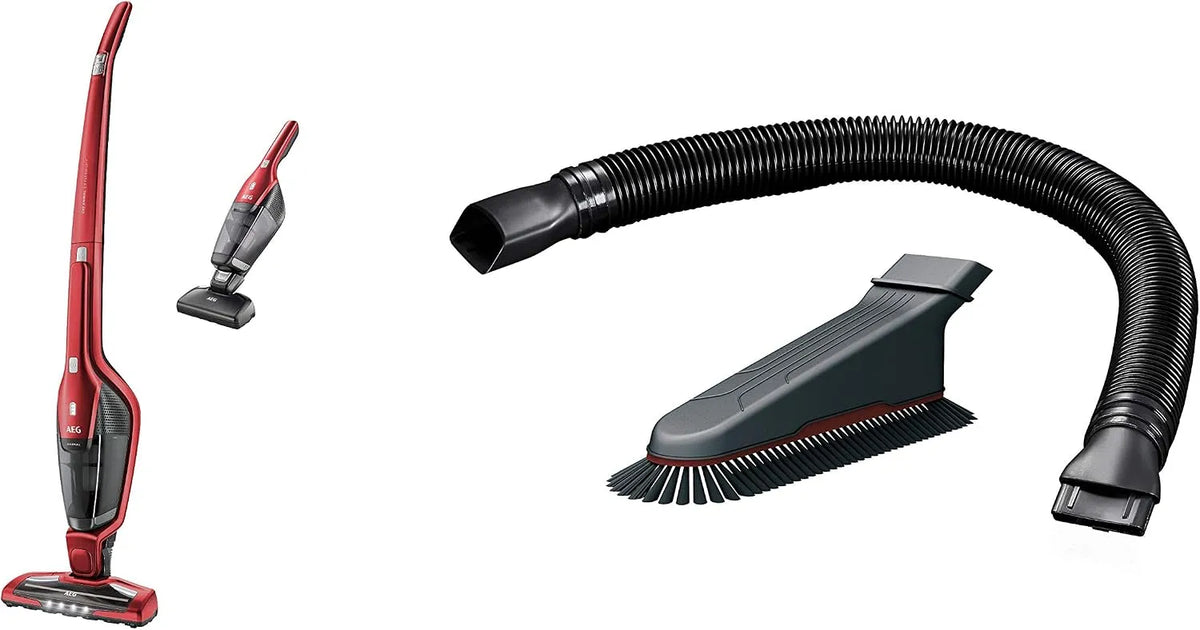 AEG Akku-Staubsauger CX7-2-45AN 2in1 AZE130, bis zu 45 Min. Laufzeit, 180° Drehgelenk, + Möbel-Softbürste, beutellos, Tierhaardüse, LED-Frontlichter