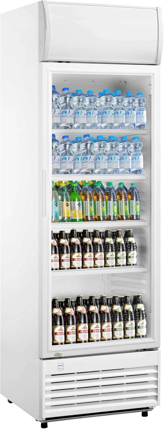 Kühlschrank GSC2350 kWh/24h, 220-240 V, Fassungsvermögen 324L, 1.62 kWh, 4 verstellbaren Einlegeböden für Gastronomie, weiß, LED-Beleuchtung