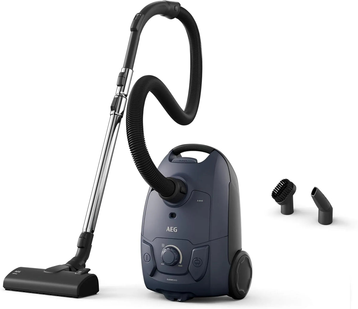 AEG Staubsauger CLEAN 5000 2in1 AB51C1DB, 8,5m Aktionsradius, mit Beutel, waschbarer Hygiene-Filter, hohe Saugleistung, aus Recyclingkunststoff
