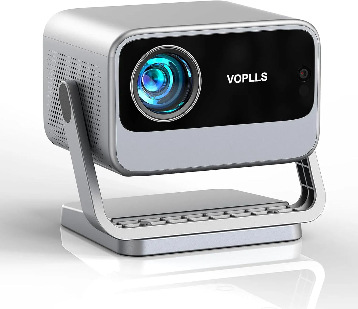 Offiziell Lizenzierter APP & Dolby Audio VOPLLS Autofokus Modell 28000 WiFi6 1080P Smart Beamer, Outdoor für Handy, PC