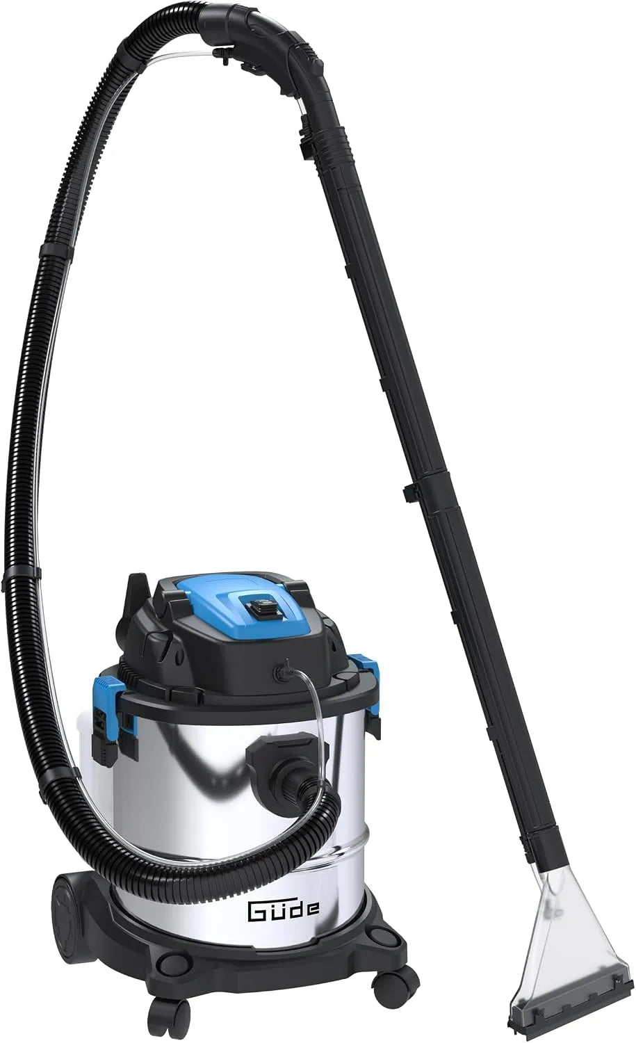 Güde Waschsauger -20, 1600 W, max. Saugleistung 19 kPa GWS 1600 1600-20, Edelstahlbehälter 20 l, Luftvolumenstrom 100 m³/h, HEPA-Filter, Sprühen