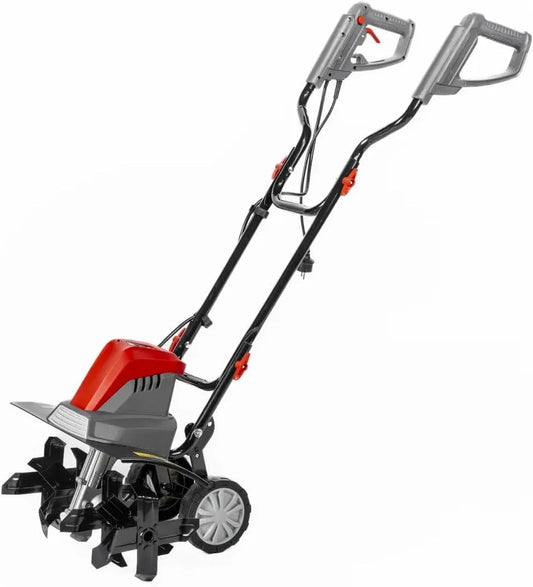 Garden Stark mit Transporträder Dedra Elektro-Motorhacke, Arbeitsbreite 45 cm, Gewicht 13kg, Kunststoff Metall, gartenfräse, Konturierter