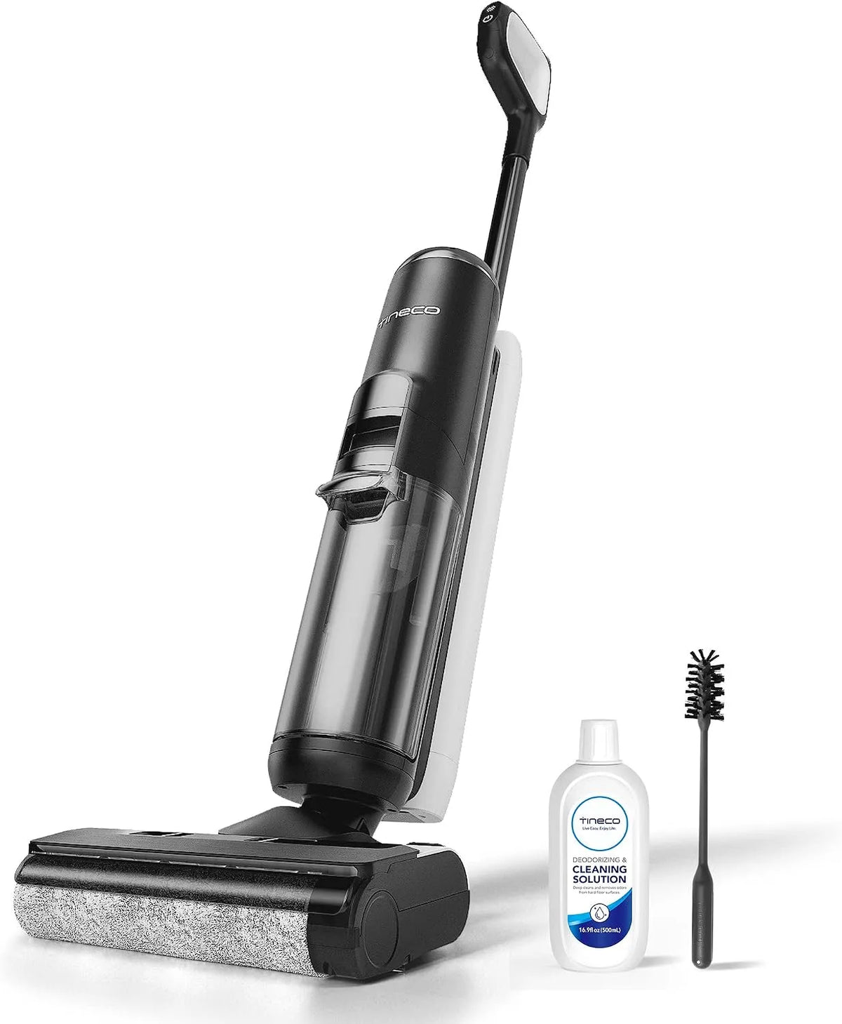 Nass- und Trockensauger, Selbstreinigung LED-Display, Tineco Floor One S5 Smart Nass-Trocken-Sauger mit iLoop Technologie, App, Wi- Fi